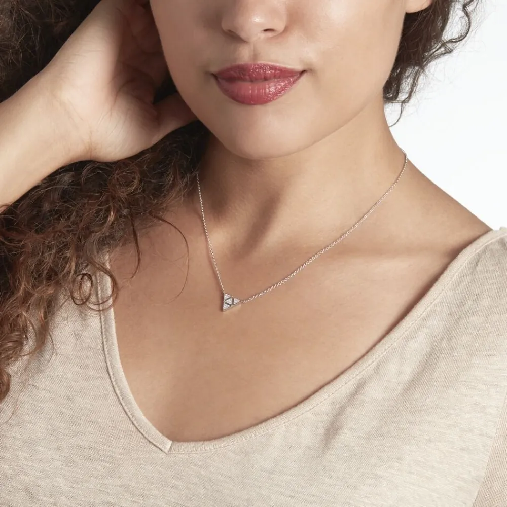 Collier Mathilde Argent Blanc Oxyde De Zirconium|Marc Orian Discount