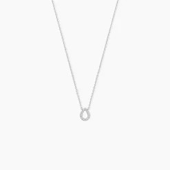 Collier Maude Or Blanc Diamant