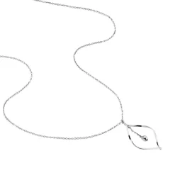 Collier Melaine Argent Blanc