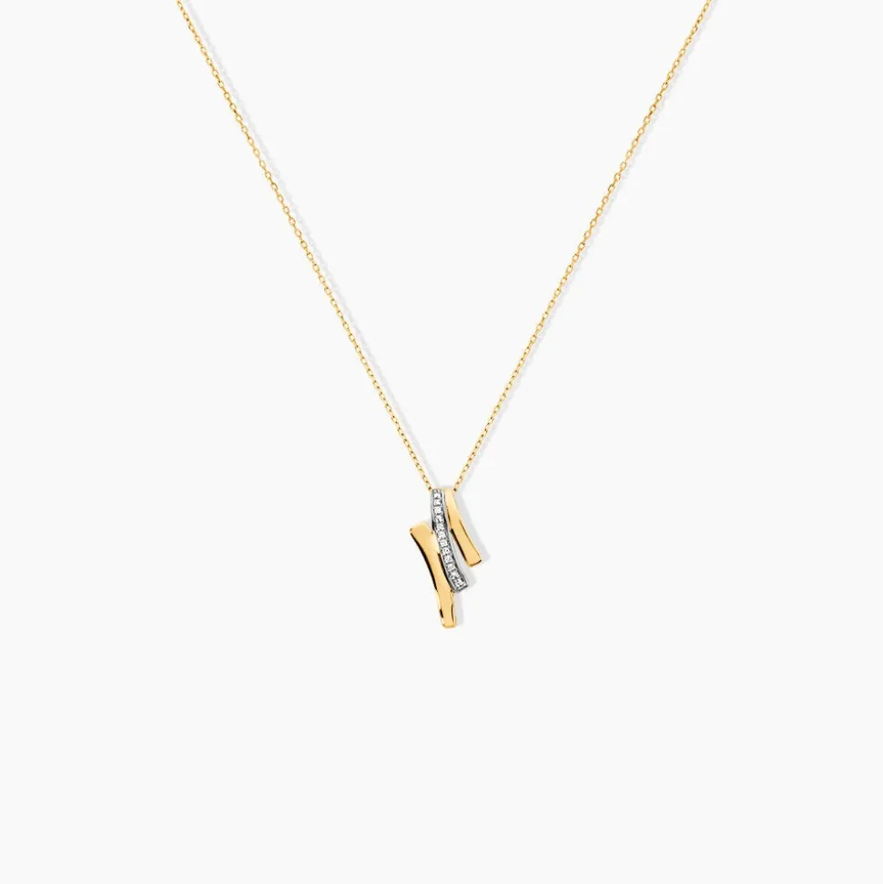 Collier Melia Or Jaune Diamant