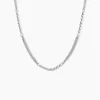 Collier Melodie Argent Blanc