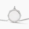 Collier Meralie Argent Blanc
