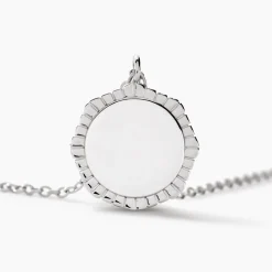 Collier Meralie Argent Blanc