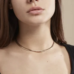 Collier Messaline Plaqué Or Jaune|Marc Orian Best