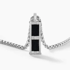 Collier Messy Acier Blanc|JOURDAN Online