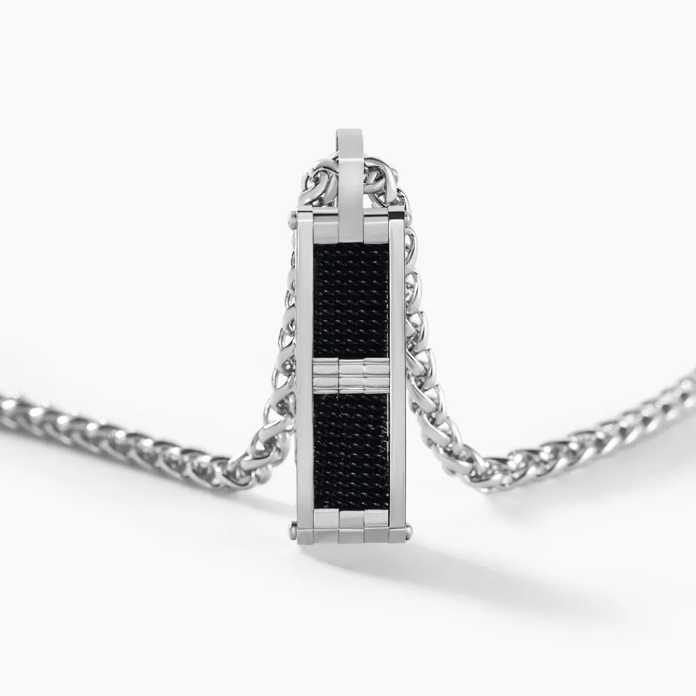 Collier Messy Acier Blanc|JOURDAN Online