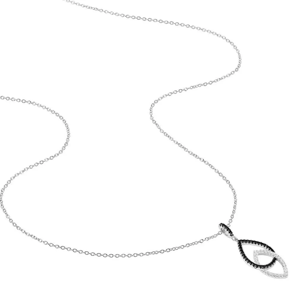 Collier Meta Argent Blanc Oxyde De Zirconium|Marc Orian New