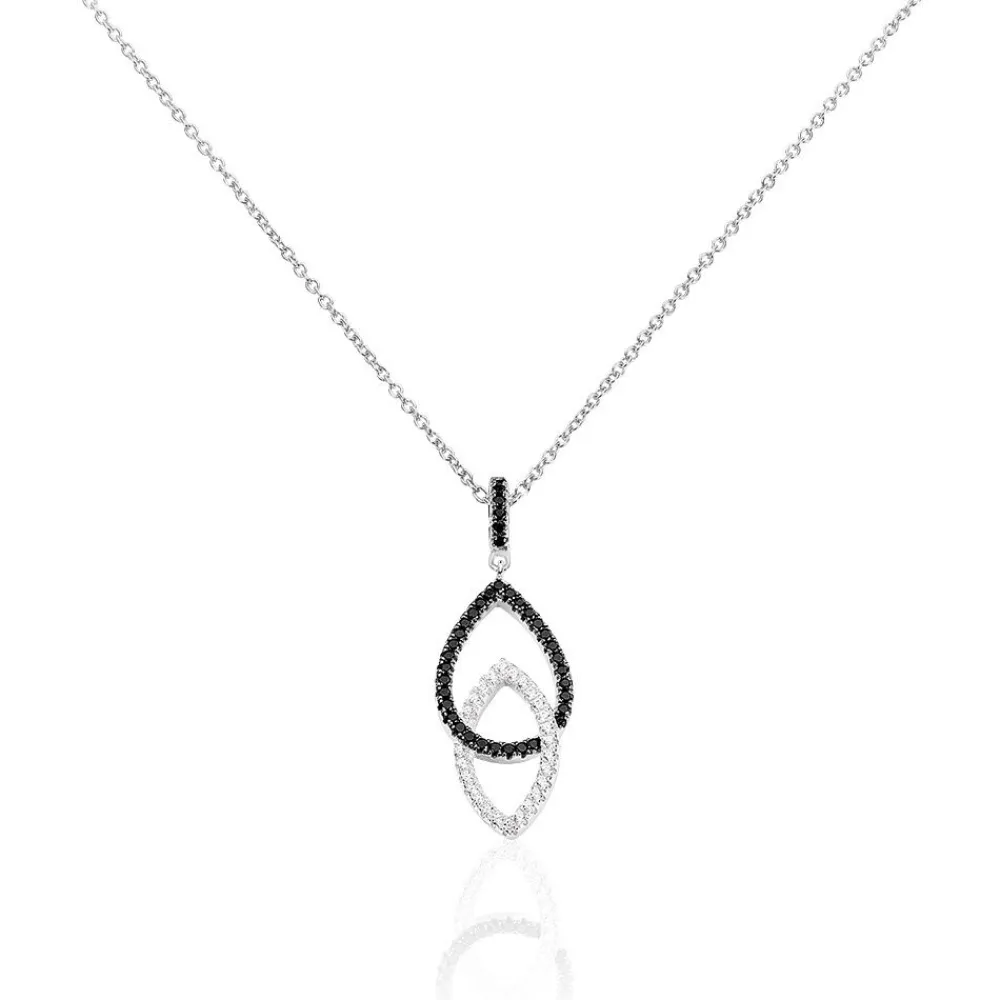 Collier Meta Argent Blanc Oxyde De Zirconium|Marc Orian New