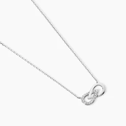 Collier Michayla Blanc Diamant Blanc
