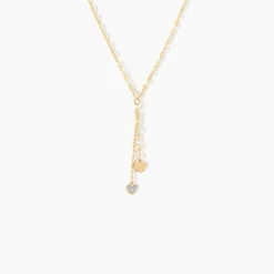 Collier Michiko Or Jaune Diamant