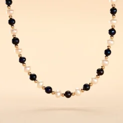 Collier Mirjam Or Jaune Perle De Culture