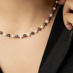 Collier Mirjam Or Jaune Perle De Culture