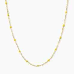 Collier Molly Argent Jaune|Marc Orian Sale