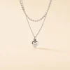 Collier Monifa Argent Blanc