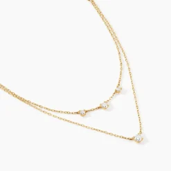 Collier Mordikai Or Jaune Oxyde De Zirconium|Marc Orian Sale