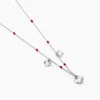 Collier Muguette Argent Blanc