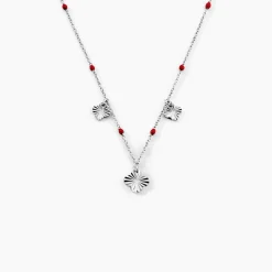 Collier Muguette Argent Blanc