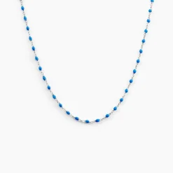 Collier Muguette Argent Blanc