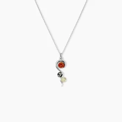 Collier Murriel Argent Blanc Ambre|Marc Orian Best