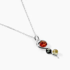 Collier Murriel Argent Blanc Ambre|Marc Orian Best