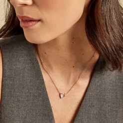 Collier Muse Argent Rose Nacre Oxyde De Zirconium|Marc Orian Discount