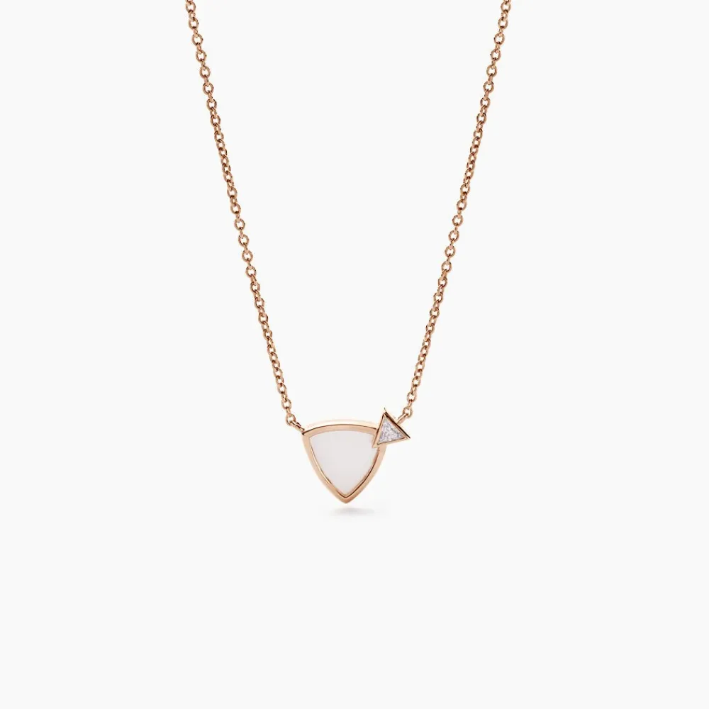 Collier Muse Argent Rose Nacre Oxyde De Zirconium|Marc Orian Discount