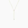 Collier Myfanwy Or Jaune Oxyde De Zirconium