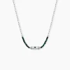 Collier Mystic Argent Blanc Malachite|Marc Orian Discount