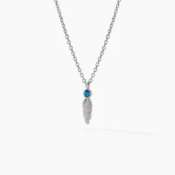 Collier Nahara Argent Blanc Oxyde De Zirconium