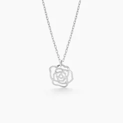 Collier Najatte Argent Blanc
