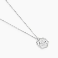 Collier Najatte Argent Blanc