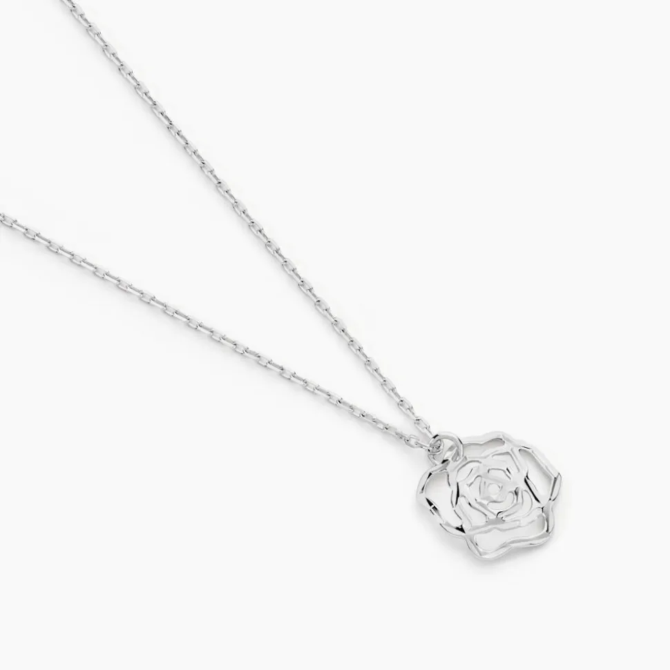 Collier Najatte Argent Blanc