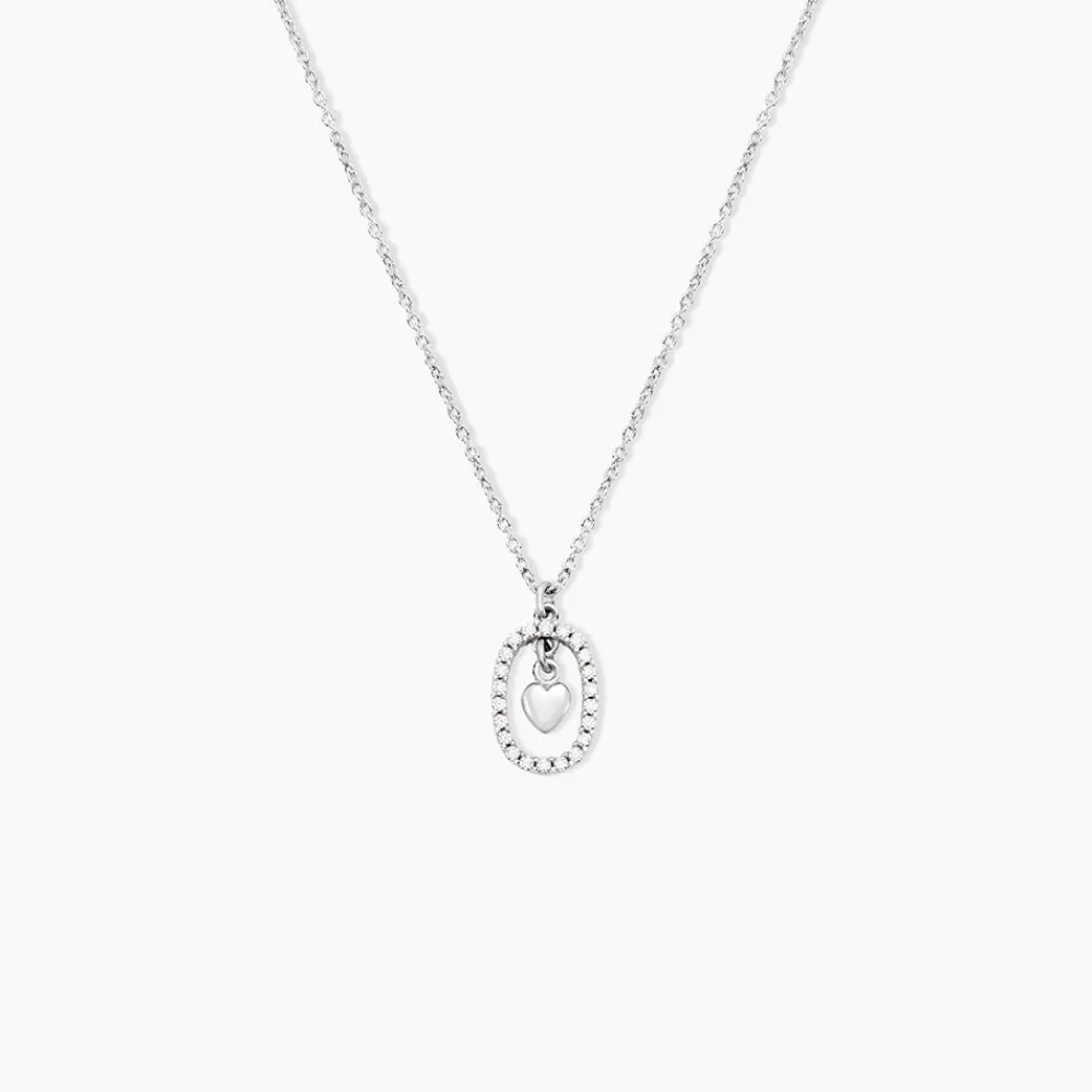 Collier Naly Argent Blanc Oxyde De Zirconium|Marc Orian Best