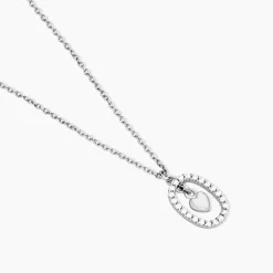 Collier Naly Argent Blanc Oxyde De Zirconium|Marc Orian Best