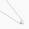 Collier Nassiera Argent Blanc