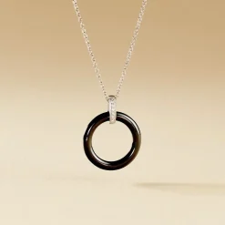 Collier Natacha Cera Argent Blanc Céramique Et Oxyde De Zirconium|Marc Orian Sale
