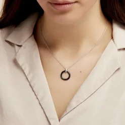 Collier Natacha Cera Argent Blanc Céramique Et Oxyde De Zirconium|Marc Orian Sale