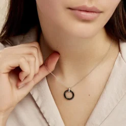 Collier Natacha Cera Argent Blanc Céramique Et Oxyde De Zirconium|Marc Orian Sale