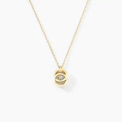 Collier Natalona Or Jaune Diamant