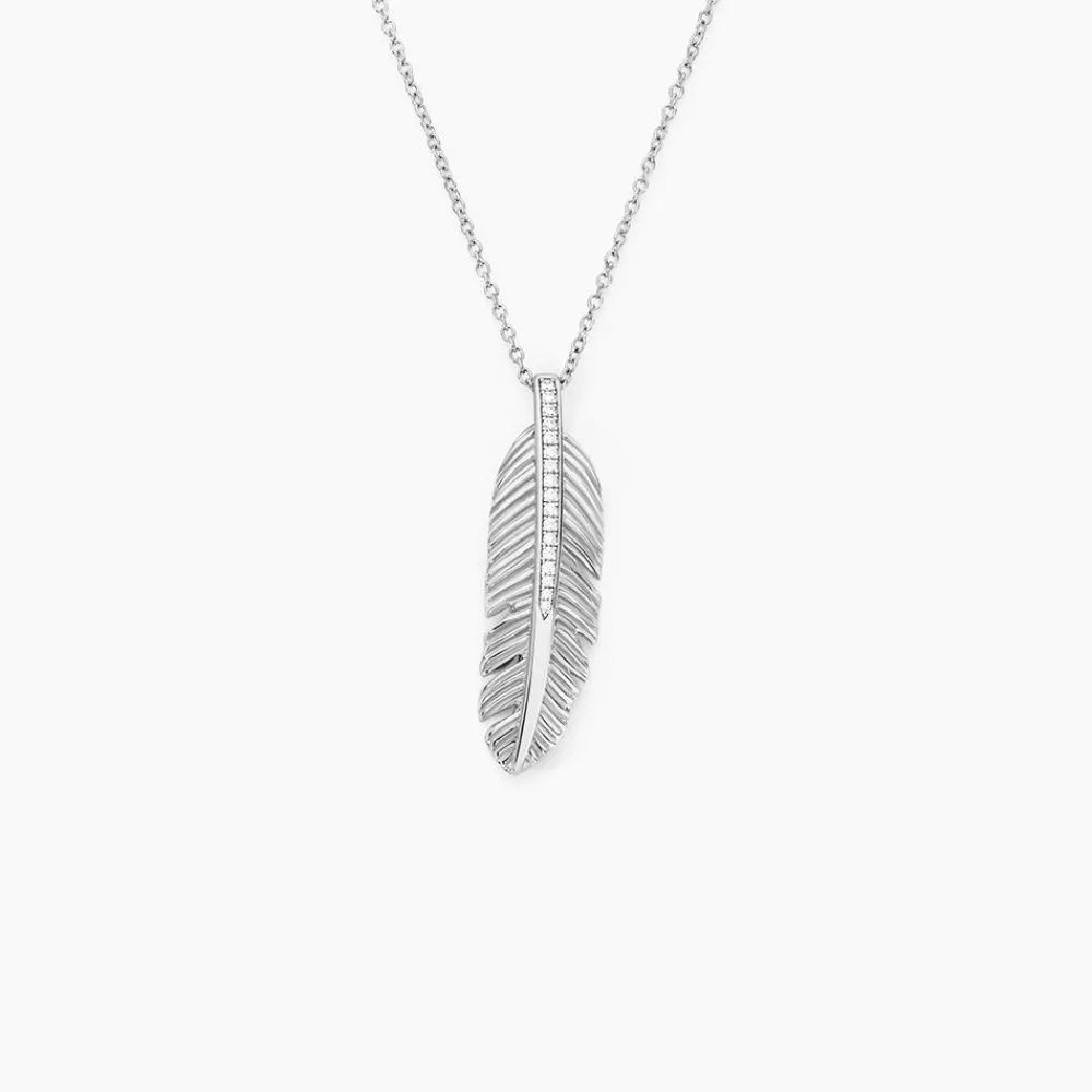 Collier Navyla Argent Blanc Oxyde De Zirconium|Marc Orian Sale