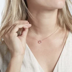 Collier Neptunus Argent Rose Oxyde De Zirconium|Marc Orian Sale