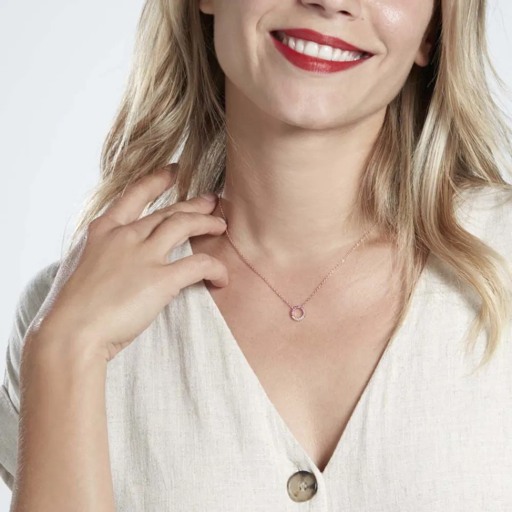 Collier Neptunus Argent Rose Oxyde De Zirconium|Marc Orian Sale