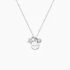 Collier Nessa Argent Blanc Oxyde De Zirconium