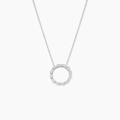 Collier Nevada Argent Blanc Oxyde De Zirconium|Marc Orian New