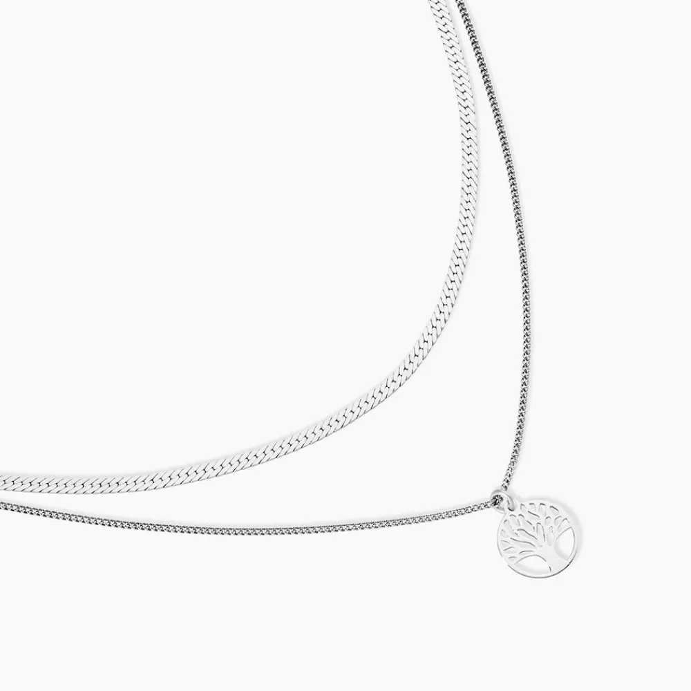 Collier Nia Argent Blanc|Marc Orian Outlet