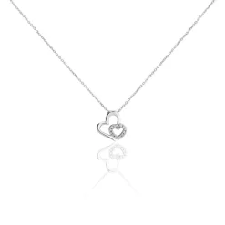 Collier Niagale Or Blanc Diamant