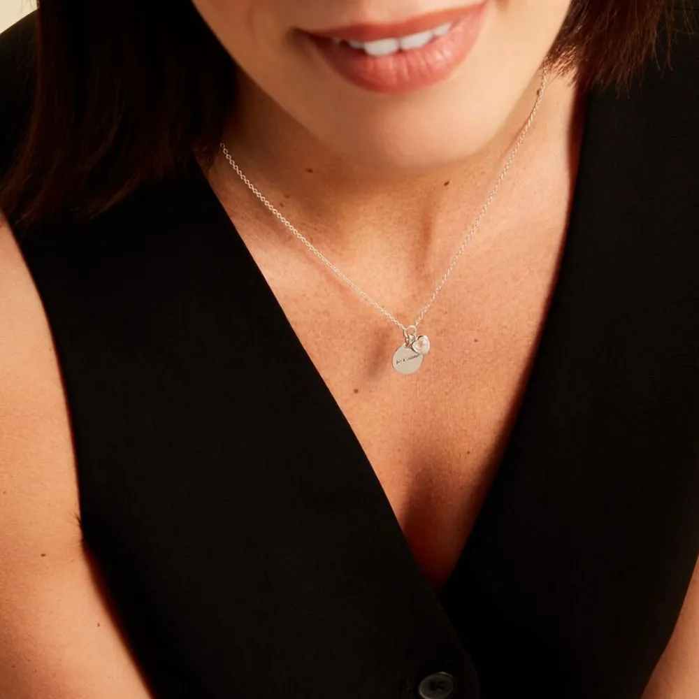 Collier Nikoline Argent Blanc Oxyde De Zirconium|Marc Orian Discount