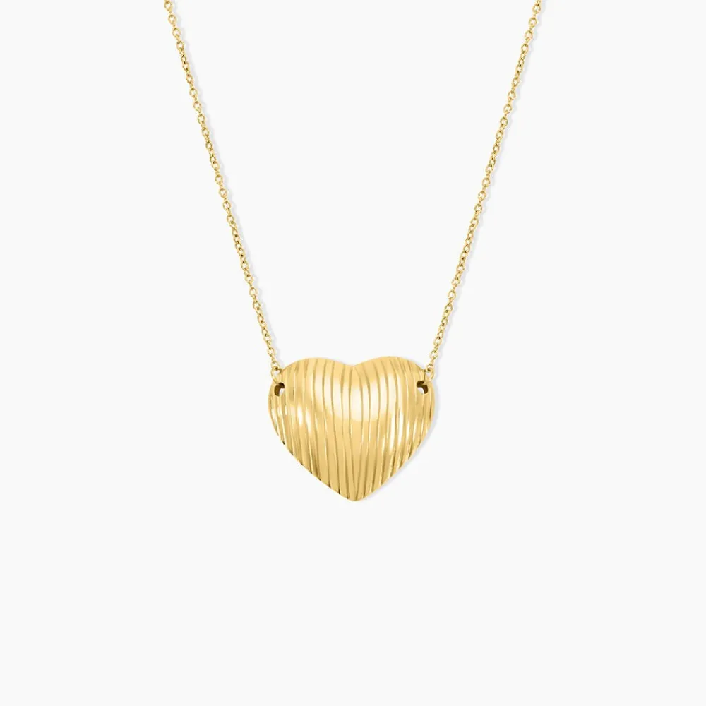 Collier Nolene Acier Jaune|Marc Orian Outlet