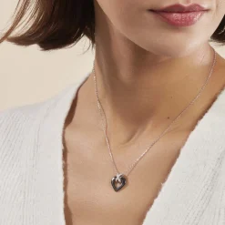 Collier Nolwen Argent Blanc Céramique Et Oxyde De Zirconium|Marc Orian