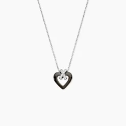 Collier Nolwen Argent Blanc Céramique Et Oxyde De Zirconium|Marc Orian